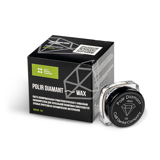Целит Polir Diamant-wax - паста с алмазным наполнителем, для полировки зубных протезов из керамики (10 г)