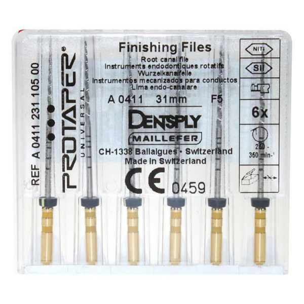 Dentsply ProTaper Universal 25 мм Finishing File F2 (6 шт.)