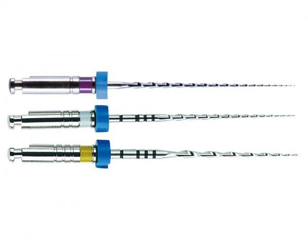 VDW Mtwo NiTi L21 WP16 асс. 2*10/04, 2*15/05, 2*20/06 - NiTi машинный каналорасширитель (6 шт.)