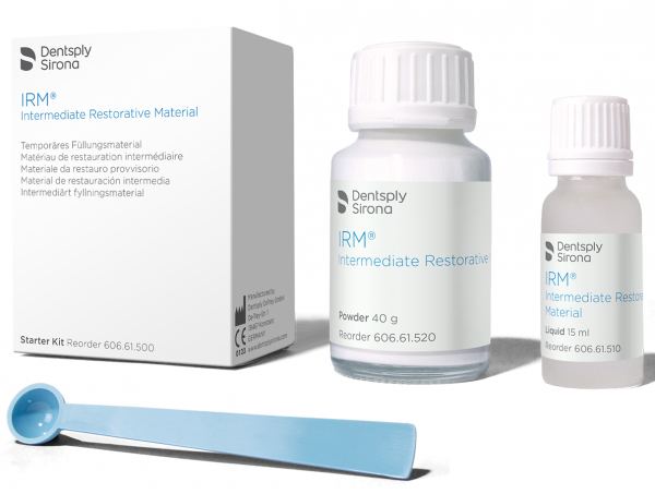 Dentsply IRM - цинкоксидэвгенольный цемент для временных пломб (40 г + 15 мл)